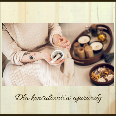 dla konsultantów ajurwedy